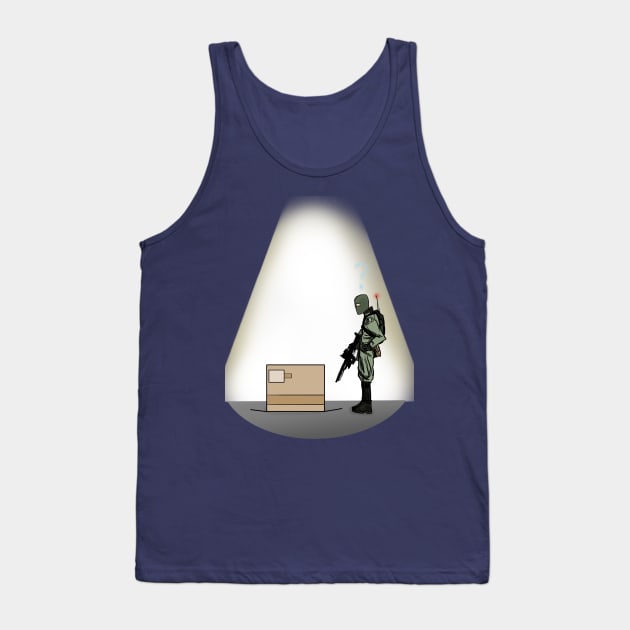 MGS "What's the box?" Tank Top by Six Gatsby
